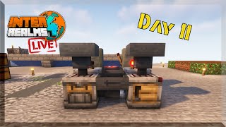 Rocket Factory Design Part 2 on the Oil Rig Base Build on the Inter Realms Community SMP