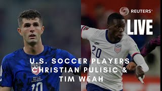 LIVE: USA's Christian Pulisic and Tim Weah speak ahead of the U.S. vs. Netherlands World Cup match