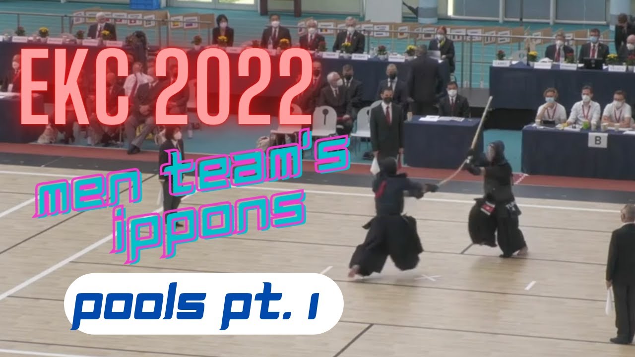 2022 European Kendo Championship Men Team's Ippons EKC kendo YouTube