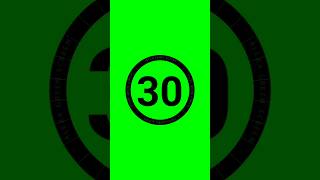 30 Second Timer With Sound Effect No Copyright Green Screen