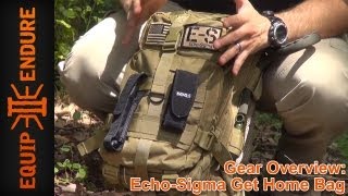 Echo Sigma Emergency Get Home Bag Overview, by Equip 2 Endure