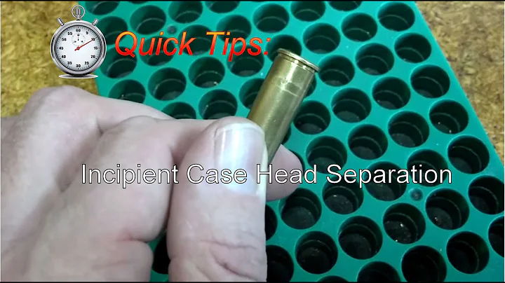 Reloading Essentials: How to spot a potential case head separation