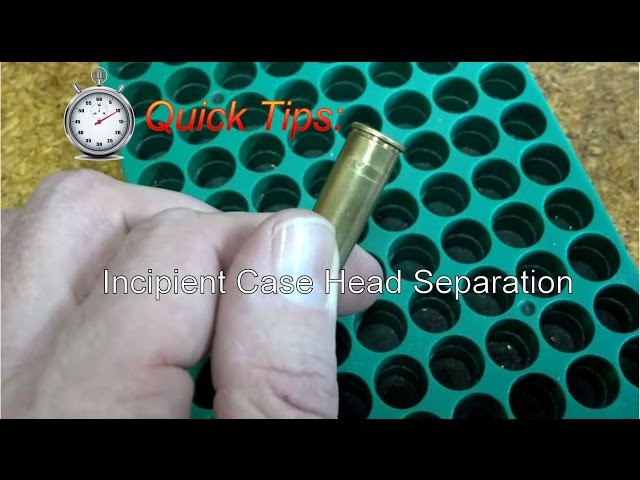 Reloading Essentials: How to spot a potential case head separation 