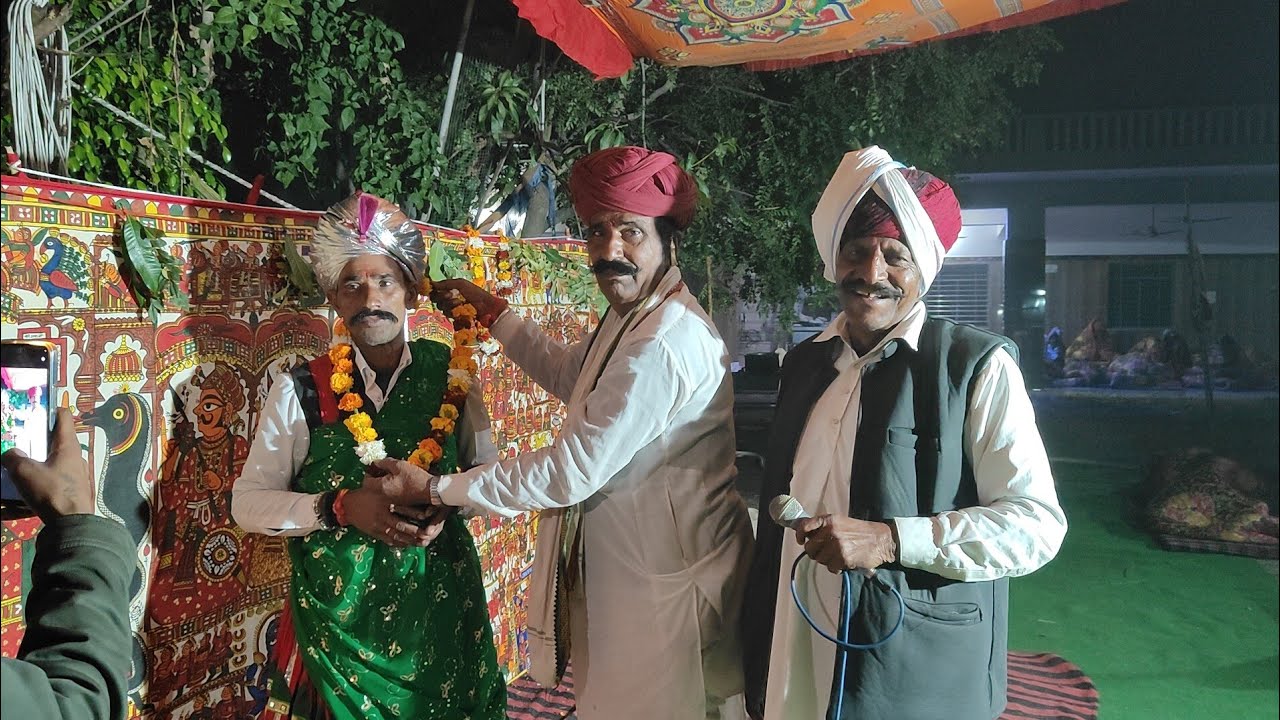 श्री देवनारायण भगवान् की पड़ काली काकर आसींद!! अमराराम जी भोपा कुंडाल राजू जी भोपा 