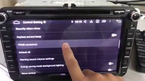 Honda Accord 10 TPMS  warning light came on, how to reset the sensor from new radio