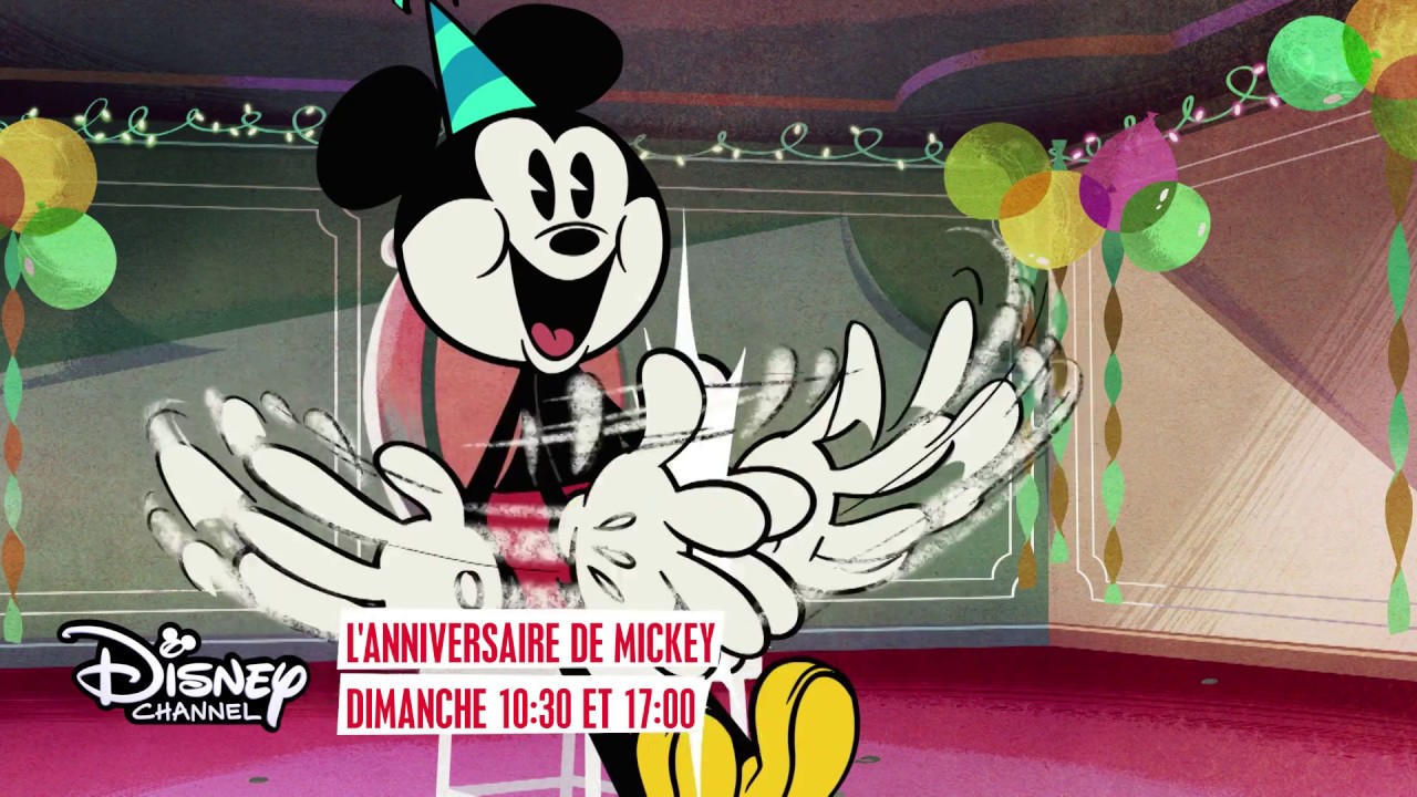 L Anniversaire De Mickey Dimanche 18 Novembre A 10h30 Et 17h Sur Disney Channel Youtube