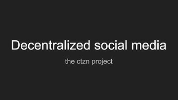 Decentralized social media - Coding Livestream (JS, Node)
