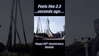 Happy 20Th Anniversary, Stealth Of Thorpe Park