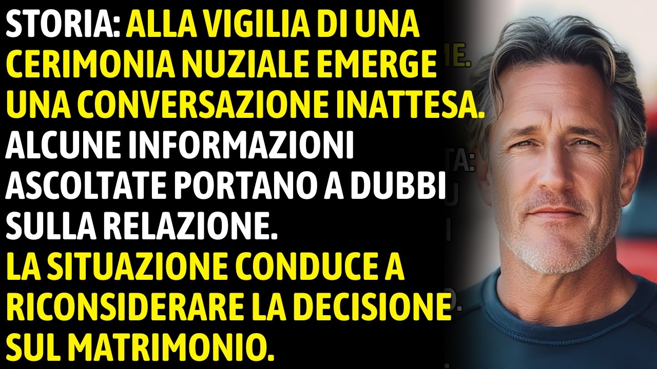 La sera prima del matrimonio, alle 11, ho sentito Lidia sussurrare al telefono nel bagno dell’hotel. Ho registrato ogni parola. “Sì, amore, domani lo sposo, ma tu sei il mio vero amore. Lo faccio...