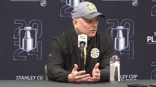 Montgomery on Brad Marchand and the approach to Game 5 / 14.05.2024