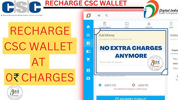recharge csc wallet