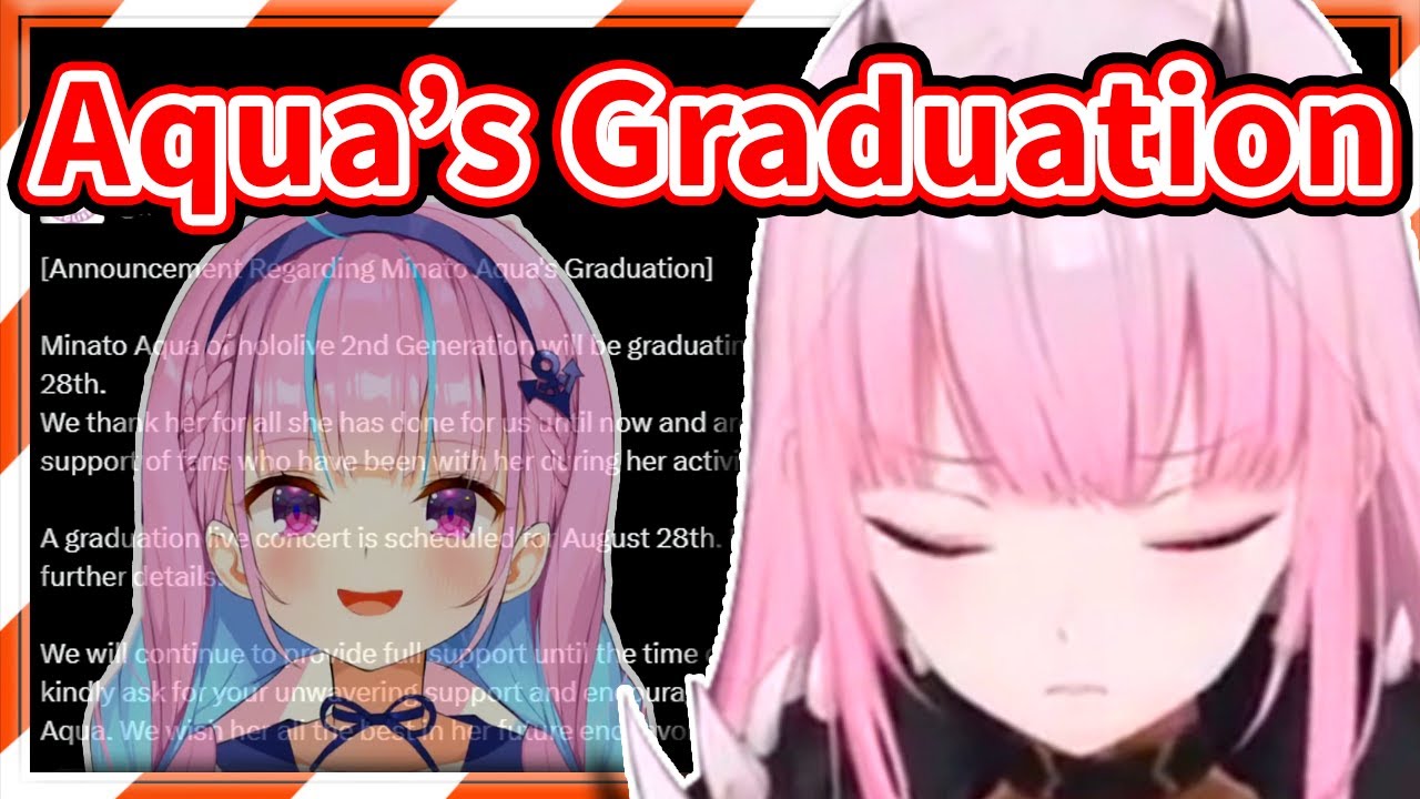 Calli Thoughts on Aqua's Graduation 【Mori Calliope / HololiveEN】