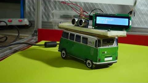 Ultrasonic sensor and LCD for Distance Measurements : Arduino Tutorial