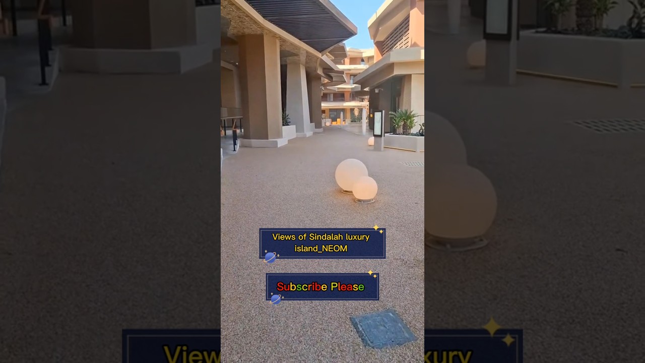 🌊Views of Sindalah luxury island 🏝️ NEOM _ Saudi Arabia 