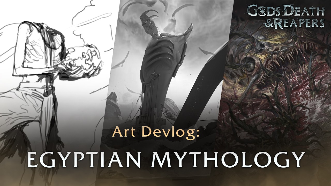 Gods, Death & Reapers - Art Devlog: Egyptian Mythology