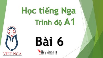 Học tiếng Nga - Trình độ A1 : Bài 6 | Livestream
