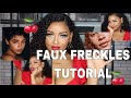 HOW TO Catfish | 🍒Cherry Faux FrecklesTutorial | Naturally Sun Kissed Freckles | Amber Vallen 2019