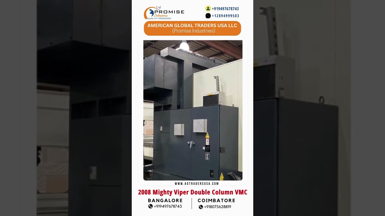 2008 Mighty Viper Double Column VMC Promise Industries USA