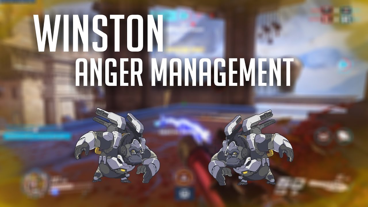 Winston Anger Management Achievment Showcase [Overwatch] - YouTube
