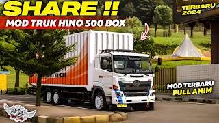 SHARE MOD TRUK HINO 500 BOX TERBARU || BUSSID