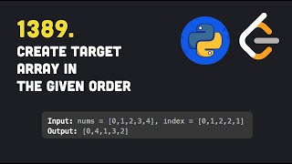 Leetcode | 1389. Create Target Array in the Given Order