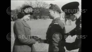 1944 Princess Elizabeth visits the Royal Military College