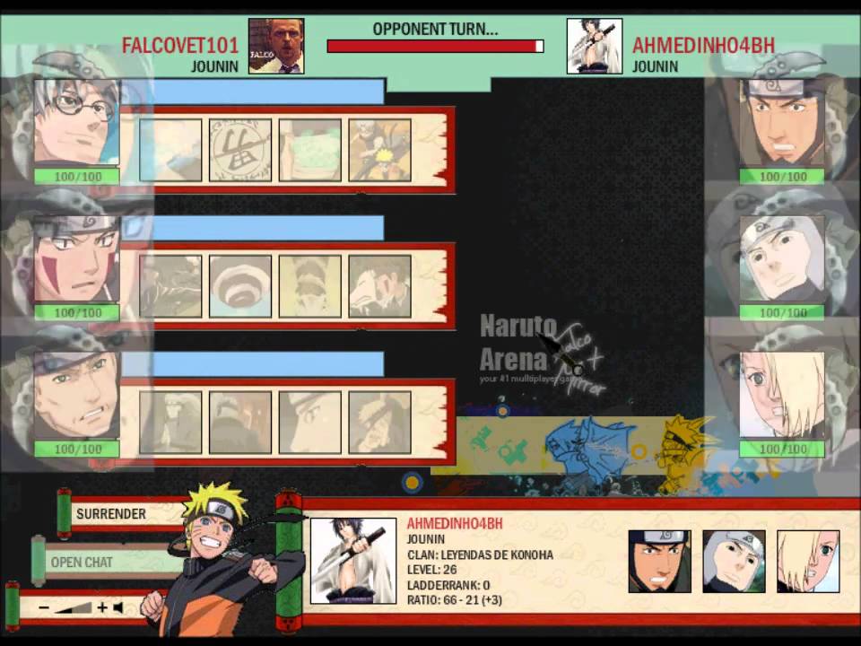 Naruto-Arena: FalcoVet101- Kiba (s) Team
