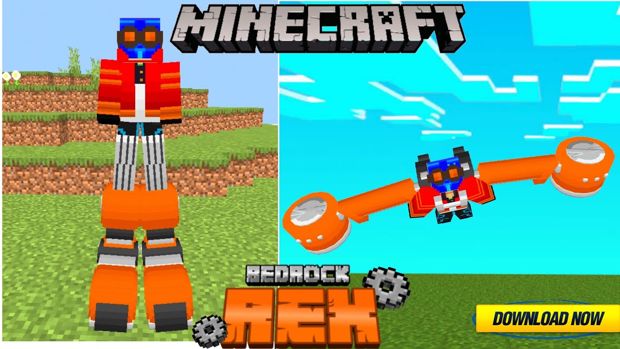 GENERATOR-REX (Ver.0.1.5) ADDON/MOD IN Minecraft PE/BEDROCK For Android ...