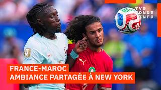 Coupe du monde : À New York, ambiance partagée entre France et Maroc