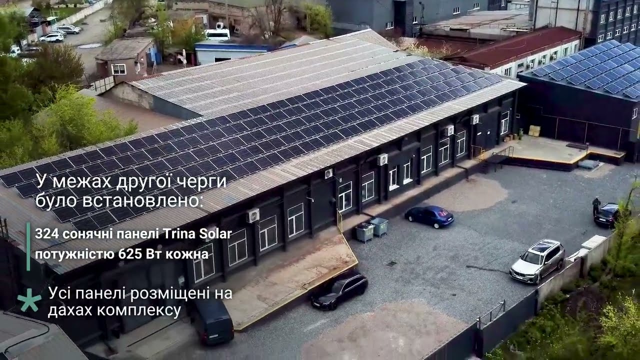 СЭС и система накопления энергии для логистического комплекса
