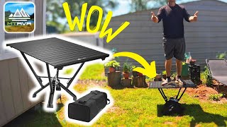 MTRVR Fast Folding Camping Table - Setup/Review