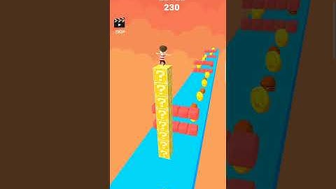 Cube stacker surfer Epic android and iOS gameplay level 230