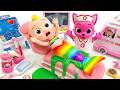 20 Minutes Satisfying Unboxing PINKFONG Ambulance Playset ASMR, Cocomelon Doctor Toys | Funny Toys