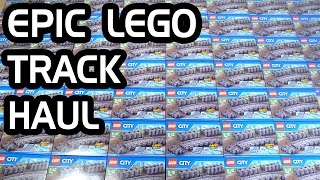 EPIC LEGO TRAIN TRACKS HAUL