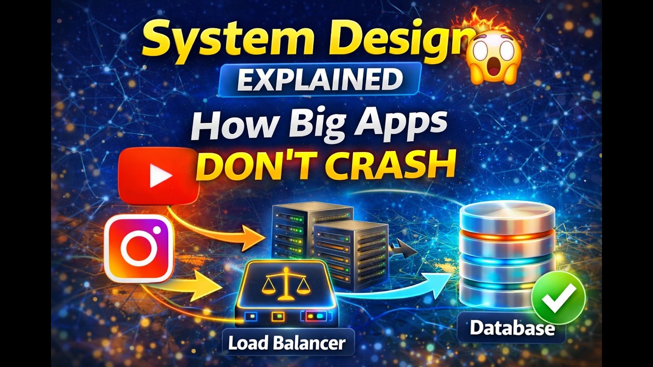 System Design Explained 🤯 | How Apps Handle Millions of Users Without ...