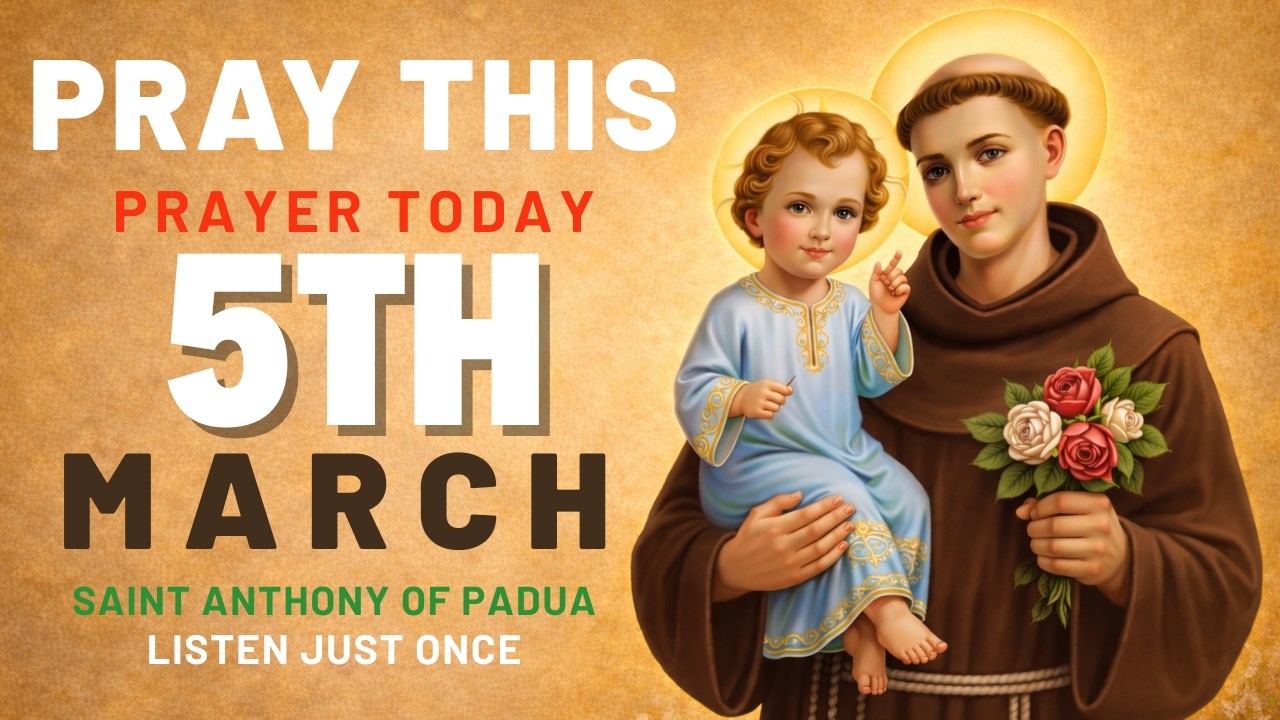 URGENT PRAYER TO ST. ANTHONY FORIMMEDIATE DELIVERANCE FROM OPPRESSION. 🙏