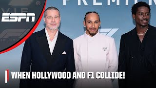 When F1 MEETS HOLLYWOOD! 🎬🏎️  F1 World Premiere with Hamilton, Pitt, Idris, Norris & more! | ESPN F1