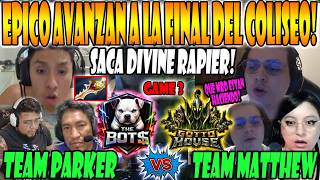 😮 EPICO AVANZAN A LA FINAL, PARKER SACA DIVINE-T.MATTHEW vs T.PARKER BO3[GAME 3]EL COLISEO DE BENJAZ