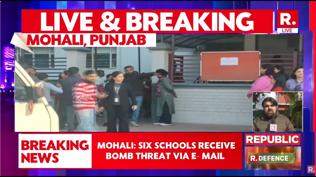 BREAKING LIVE: 3 Schools In Mohali Receive Bomb Threat Via E-Mail, Probe Underway