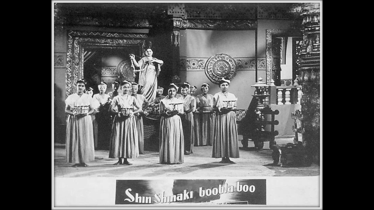 1952  shin shinaki boobla boo  kishore kumar and lata mangeshkar  kaun hai aisa mehfil main  c ramch