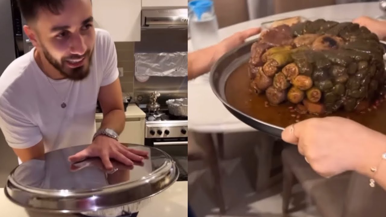 اسامة يقلب الدولمة العراقية و يخربها في بيت نور ستارز مع الشلة 🤣#اسامة_مروة #دولمه_عراقيه