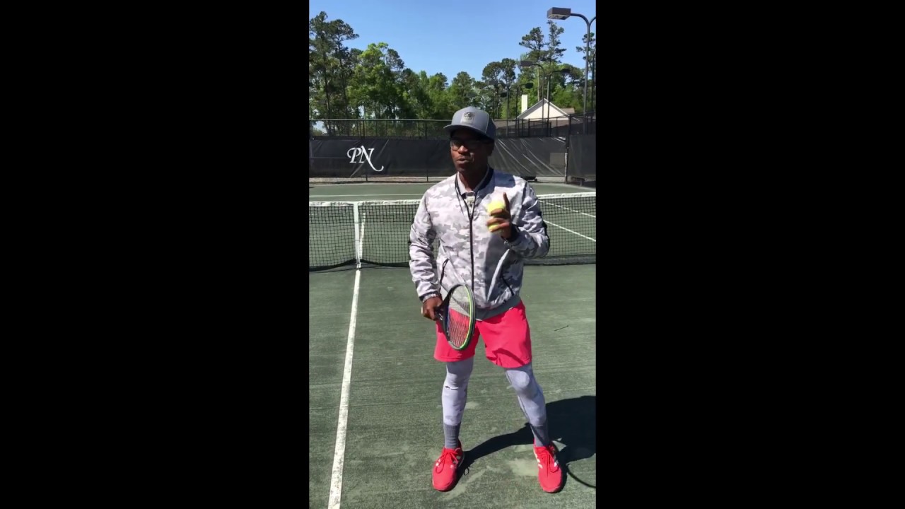 2 Hands Tennis Exercise with Montana YouTube