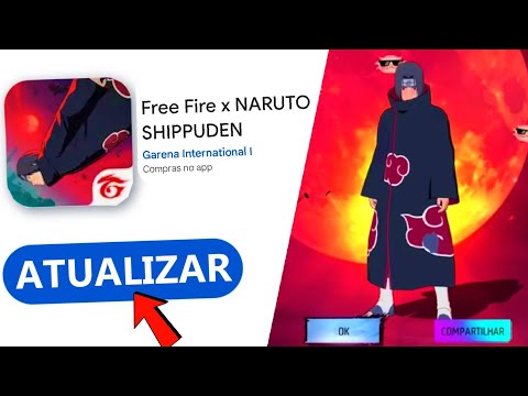 PEGANDO O ITACHI UCHIHA NA NOVA GRANDE ATUALIZAÇÃO DO FREEFIRE!!!