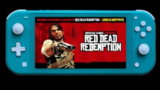 TESTEI RED DEAD REDEMPTION 1 NO NINTENDO SWITCH LITE TURQUESA.