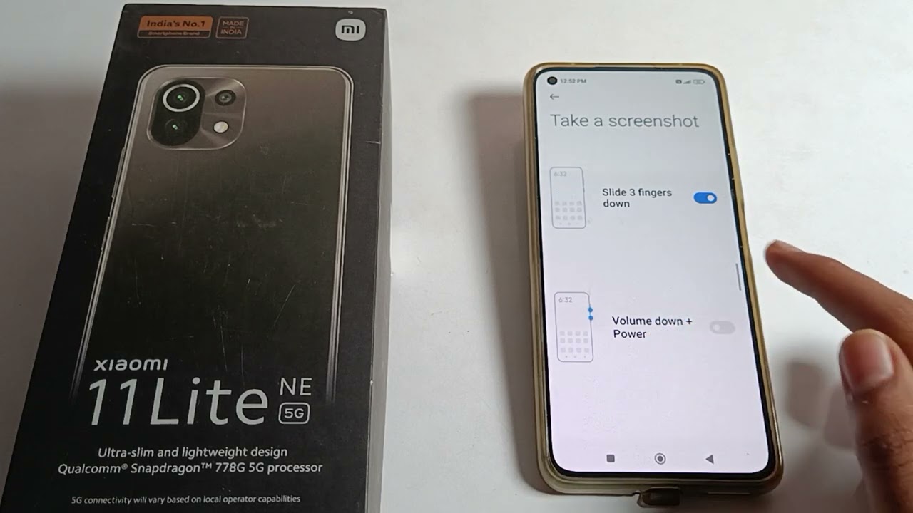 3 Finger screenshot setting xiaomi 11 lite Ne 5g | how to take screenshot on mobile