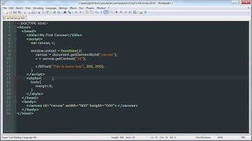 Text & Fonts - HTML5 Canvas Basics Tutorial 6