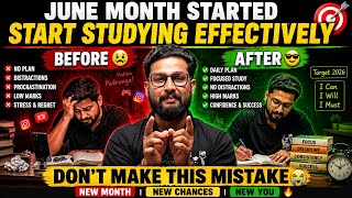 आप यह गलती मत करना 😭 | JUNE MONTH STARTED START STUDYING EFFECTIVELY | JR TUTORIALS |