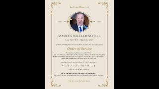 Marcus William Schell  June 7, 1963 - March 1, 2025
