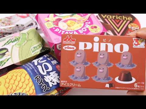 6 Japanese Ice Treats🍨Collection ASMR & Unboxing (No Talking