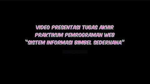 Presentasi Proyek Akhir Praktikum Pemrograman Web